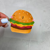 kleines Bügelbild - Burgermeister