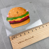 kleines Bügelbild - Burgermeister