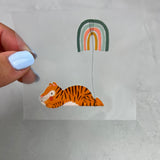 kleines Bügelbild - Tiger/Ein Stück vom Glück