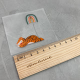 kleines Bügelbild - Tiger/Ein Stück vom Glück