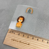 kleines Bügelbild - Löwe/Ein Stück vom Glück