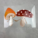 großes Bügelbild - Verknallt im Wald/Pilze