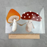 großes Bügelbild - Verknallt im Wald/Pilze