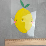 großes Bügelbild - Sauer macht lustig