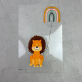 großes Bügelbild - Löwe/Ein Stück vom Glück