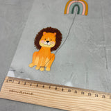 großes Bügelbild - Löwe/Ein Stück vom Glück