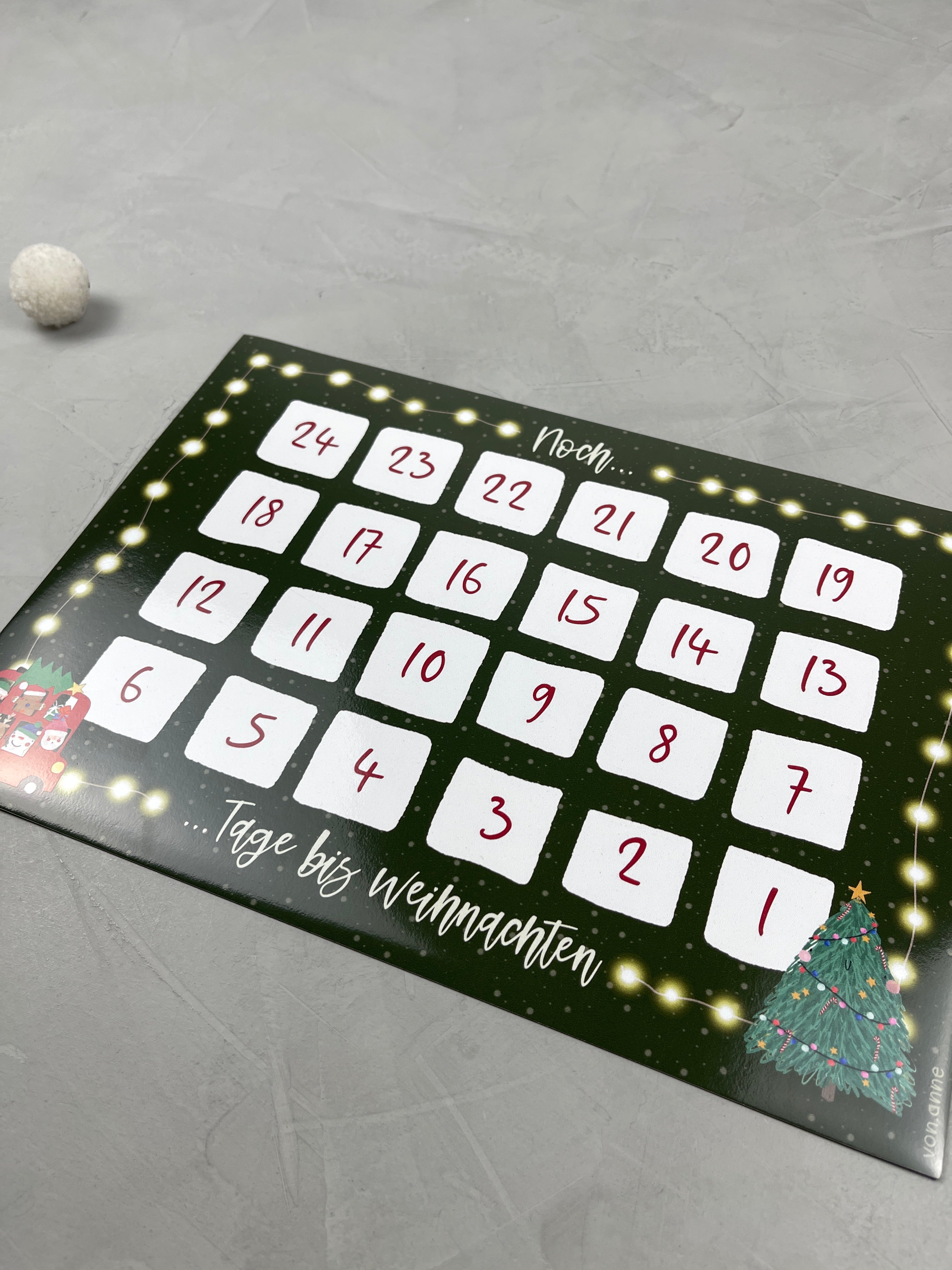 magnetischer Adventskalender