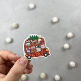 XXL Glitter-Sticker - Santa's Workshop