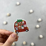 XXL Glitter-Sticker - Santa's Workshop