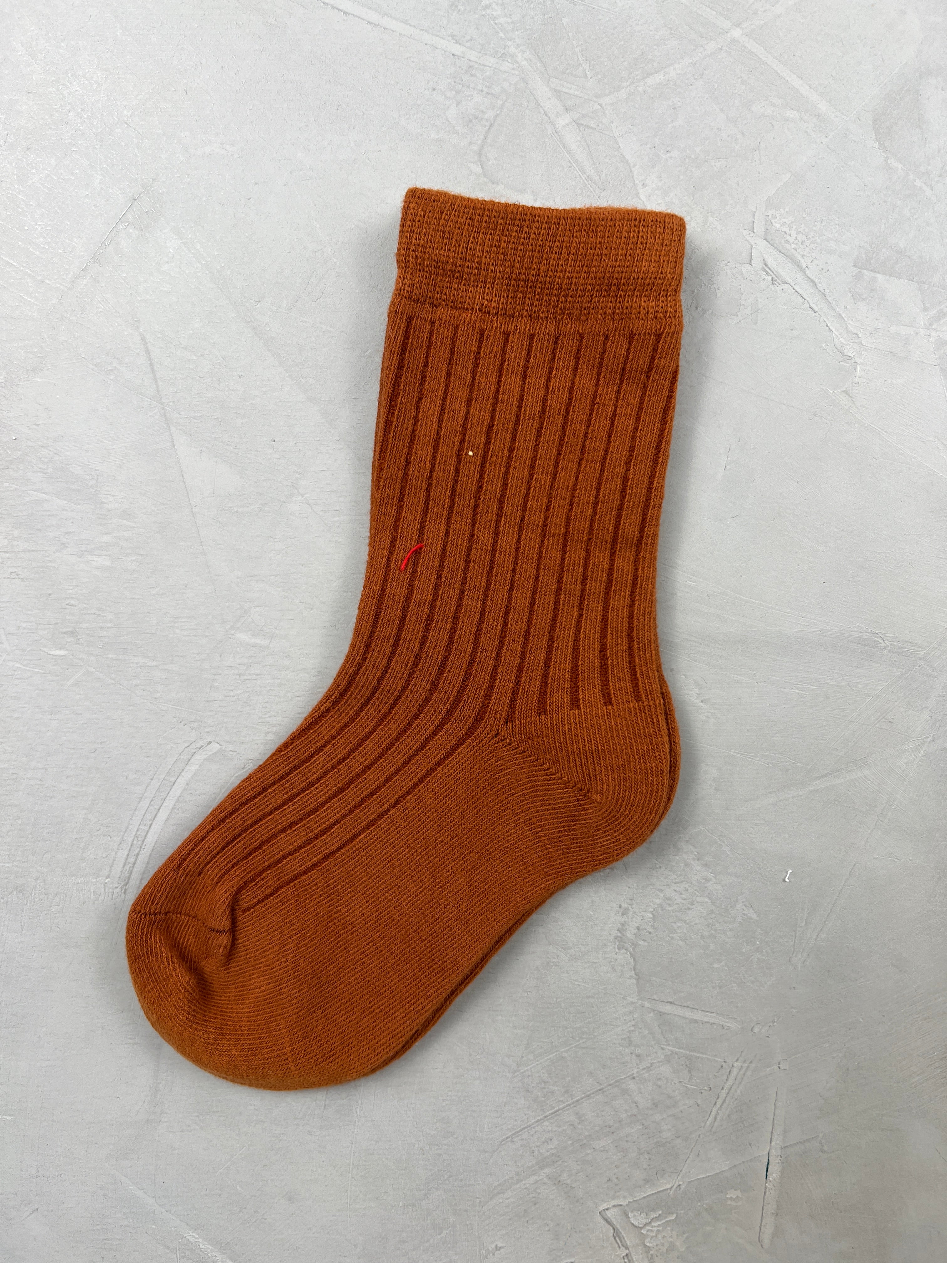 einfarbige Rib-Socken (1-3/3-5 J)