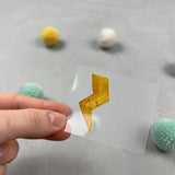 kleines Bügelbild - Blitz/Donnerwetter