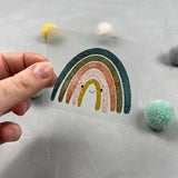 kleines Bügelbild - Ohne Regen kein Bogen