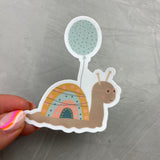 XXL Sticker - Schnecke "Aus dem Häuschen"