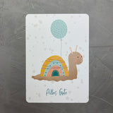 einzelne Postkarte - Alles Gute