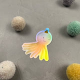 XXL Holo-Sticker - Lass es Kraken