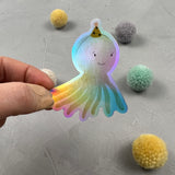 XXL Holo-Sticker - Lass es Kraken