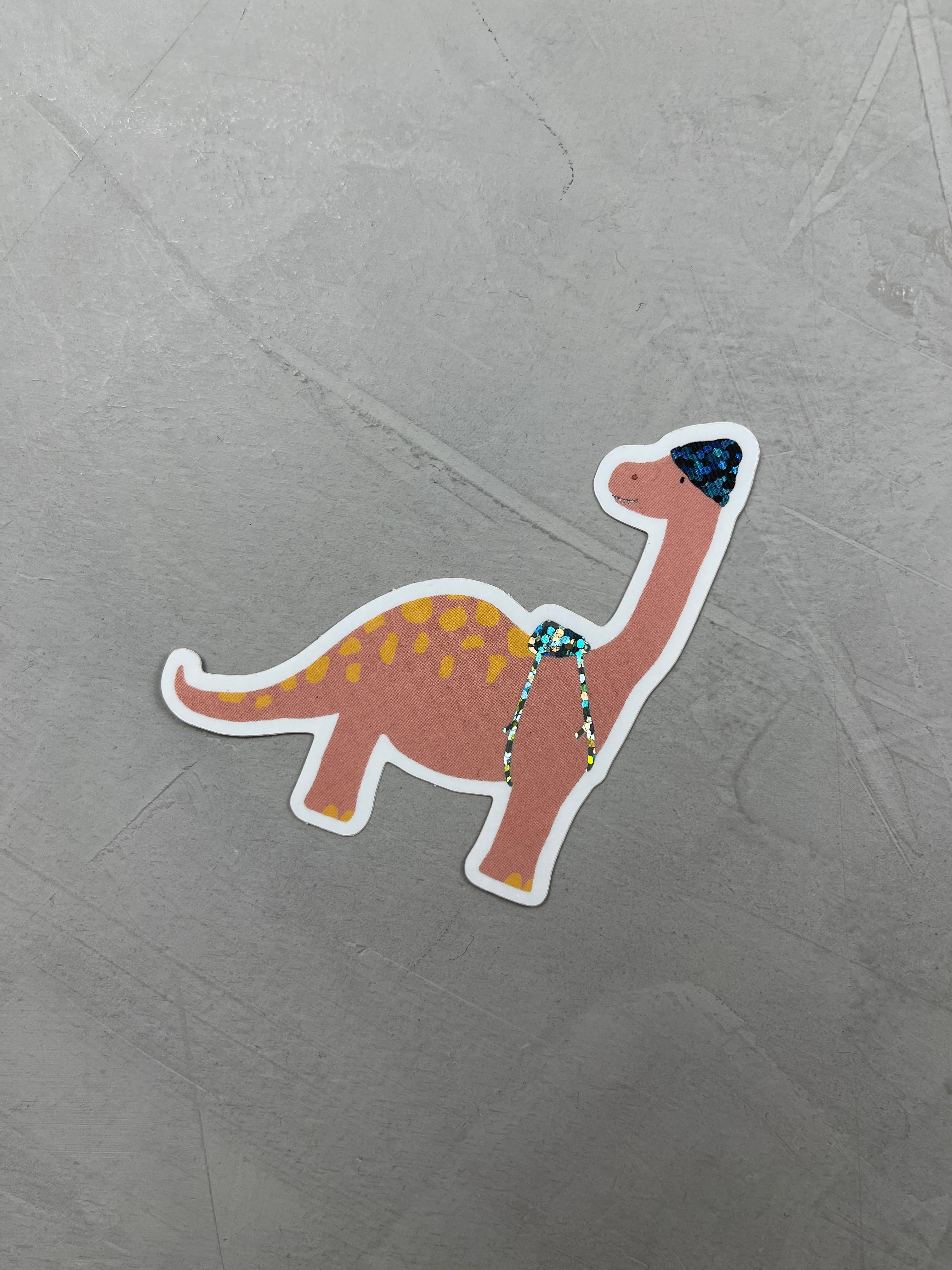 XXL Glitter-Sticker - Brachiosaurus (die Urknallgang)