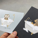 Postkarten 2er Set: Seifenoper