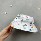 Bucket Hat - zu schwer für's Meer/hellgrau