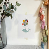 Poster - zu schwer für's Meer/Wal