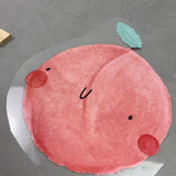 großes Bügelbild - An und Pfirsich