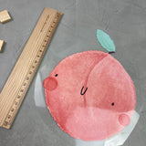 großes Bügelbild - An und Pfirsich