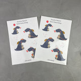 2er Stickerset - Drache Hatschi