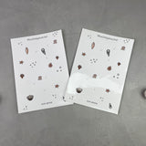 2er Stickerset - Muschelgetuschel