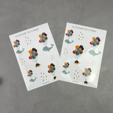 2er Stickerset - zu schwer für's Meer