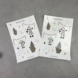 2er Stickerset - Raketenfete