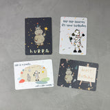 Postkarten 4er Set: Raketenfete