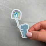 XXL Holo-Sticker - Nilpferd von 'Ein Stück vom Glück'