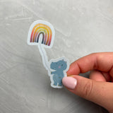 XXL Holo-Sticker - Nilpferd von 'Ein Stück vom Glück'