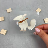 kleines Bügelbild - Ameisenbär/Eis