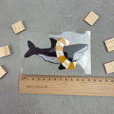 kleines Bügelbild - Hai-Society/Schwimmring