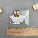 kleines Bügelbild - Seifenoper/Eule