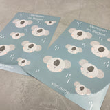 2er Stickerset - Verlegen im Regen