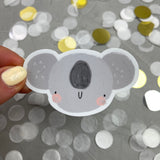 XXL Sticker - Koala aus Verlegen im Regen