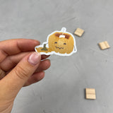 XXL Holo-Sticker - kleiner Kürbis