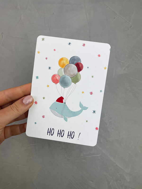 Postkarte -Ho Ho Ho