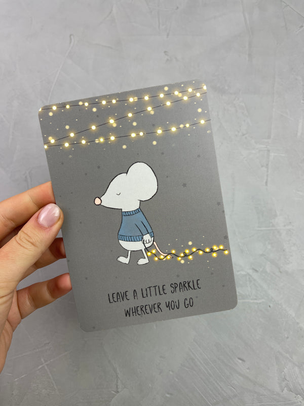 Postkarte - Leave a little sparkle