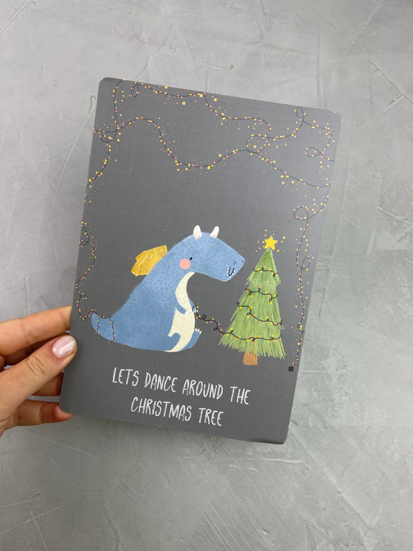 A5 Print - Let's dance around the christmas tree