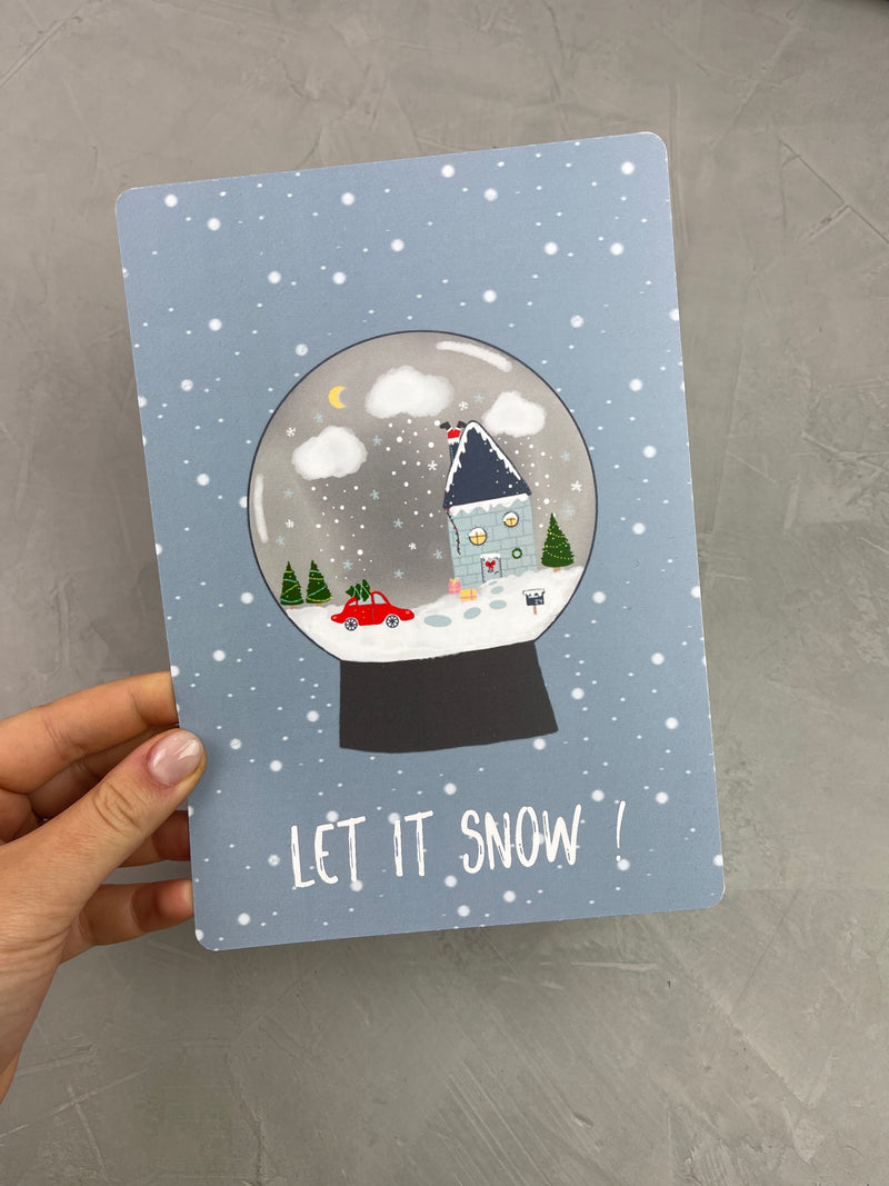 A5 Print - Let it snow