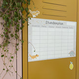 magnetischer Stundenplan - Urknallgang