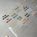 Bügelbild "Affirmationen"