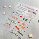 Bügelbild "Herbststimmung"