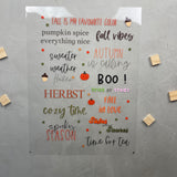 Bügelbild "Herbststimmung"