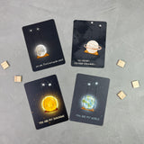 Postkarten 4er Set: Planeten