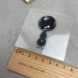 kleines Bügelbild - Graf Klaus von Fledermaus/hängend