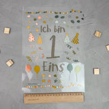 Geburtstagsbügelbild "1. Geburtstag"